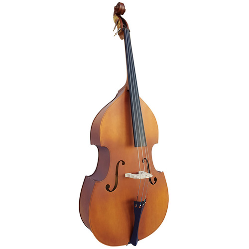Vivo VIBL 3/4 Double Bass Laminate w Bag Antique Finish - Setup