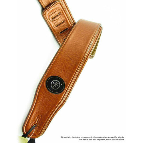 Vorson Tan Leather Guitar Strap