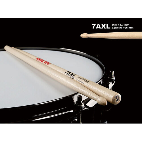 Wincent USA Hickory Standard Wood Tip 7AXL Drum Sticks