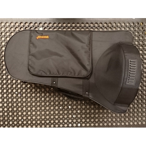 WISEMANN EUPHONIUM CASE, HIGH QUALITY CANVAS, WITH WHEELS,BACK-PACK