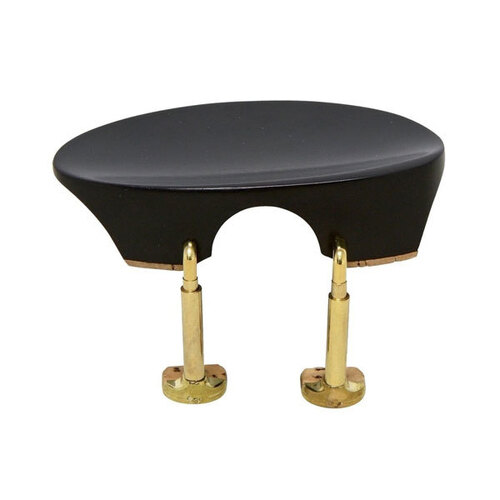 Wolf Flesch Chin Rest for Violin & Viola in Ebony