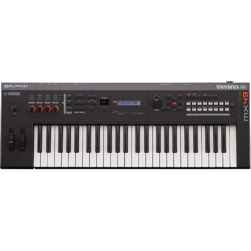 Yamaha MX49 49-Key Synthesiser with Motif Sounds in Black