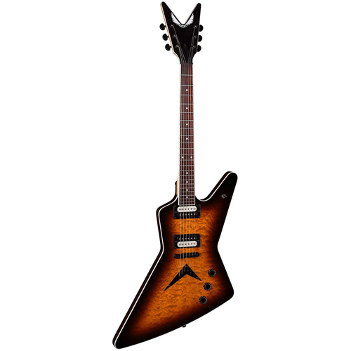 Dean X Series Z Quilt Maple Top Electric Guitar in Trans Brazilia